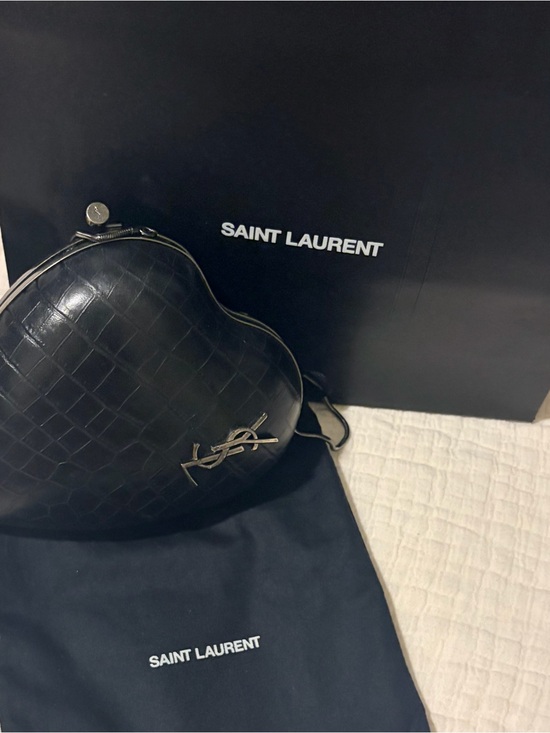 Saint Laurent Handbags - Saint Laurent Embossed Love Box Bag